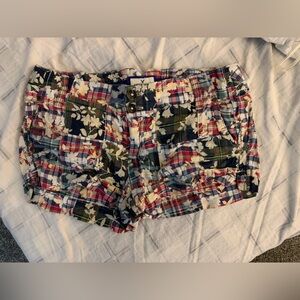 American Eagle Patchwork Shorts